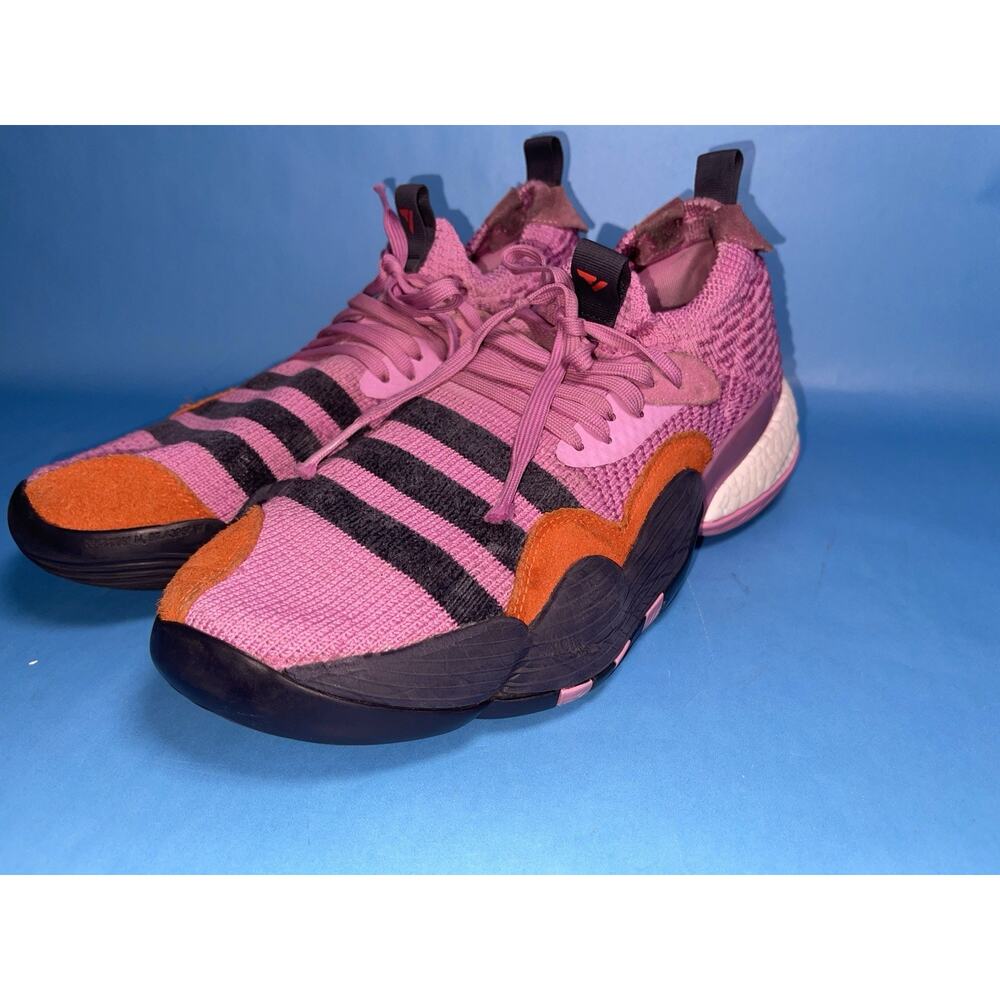 Adidas Trae Young 2 Pink Black Orange Basketball Shoes Size 12 Signature Series